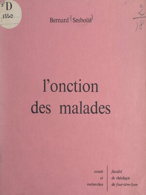 cover image of L'onction des malades
